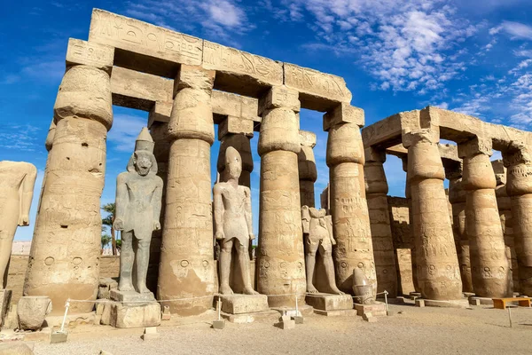 Luxor Temple Sunny Day Luxor Egypt — Zdjęcie stockowe