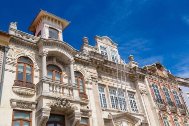 Tarihi binalarda bir güzel yaz günü Aveiro, Portekiz