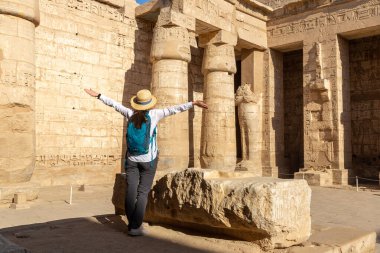 Luxor 'daki Medinet Habu tapınağı, Kral Vadisi, Mısır