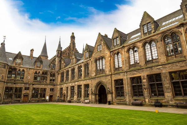 Universitetet Glasgow Skottland Vacker Sommardag Storbritannien — Stockfoto