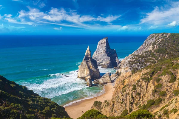 Cabo Roca Cliffs Rocks Atlantic Ocean Coast Sintra Beautiful Summer — Stock Photo, Image