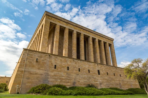 Anitkabir Mausoleum Van Ataturk Ankara Turkije Een Mooie Zomerdag — Stockfoto