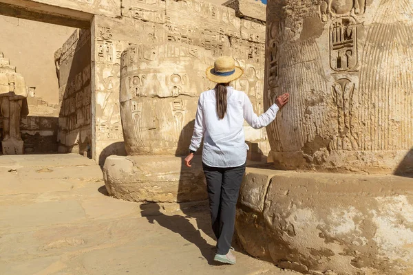 Luxor Daki Medinet Habu Tapınağı Kral Vadisi Mısır — Stok fotoğraf