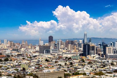 San Francisco, California, ABD 'nin panoramik hava manzarası
