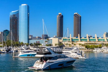 San Diego Körfezi marina bölgesi, California, ABD