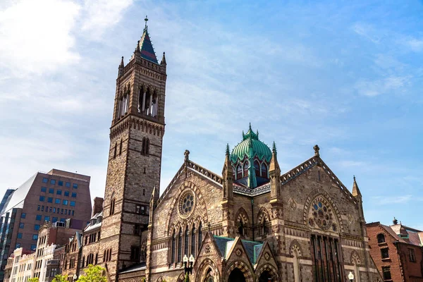 Kościół Bostonie Massachusetts Usa — Zdjęcie stockowe