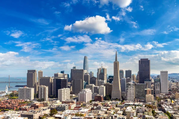 Panoramiczny Widok Lotu Ptaka San Francisco Kalifornia Usa — Zdjęcie stockowe