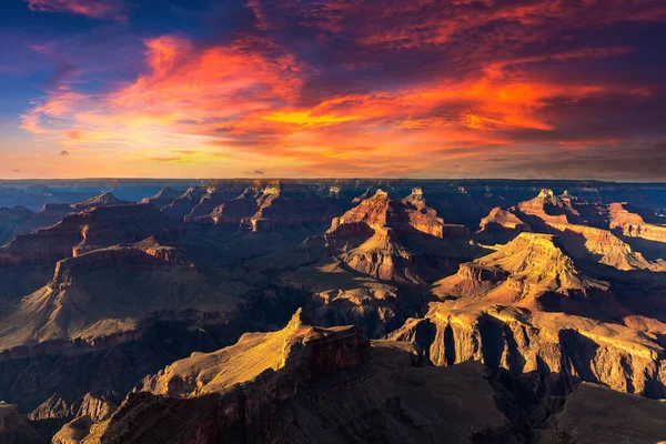 Parc National Grand Canyon Powell Point Coucher Soleil Arizona Usa — Photo