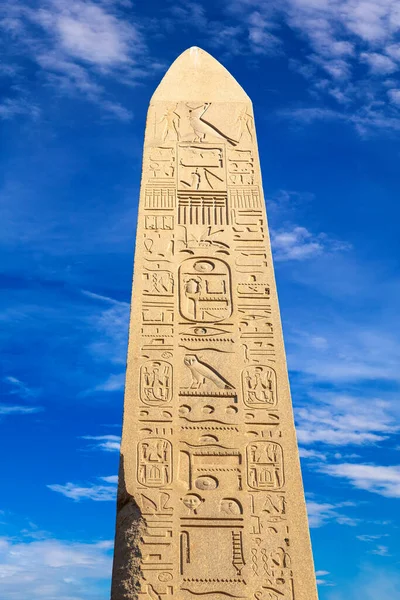 Tempio Karnak Una Giornata Sole Luxor Egitto — Foto Stock