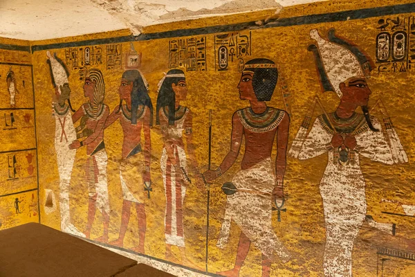 Tumba Del Faraón Tutankamón Valle Los Reyes Luxor Egipto — Foto de Stock
