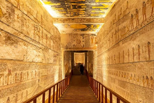 Tomb Pharaohs Rameses Valley Kings Luxor Egypt — Photo