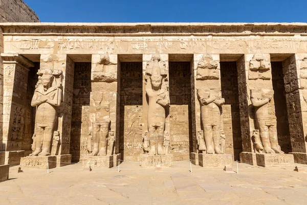 Medinet Habu Temple Luxor Valley King Egypt — Foto Stock
