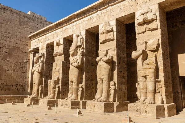 Medinet Habu Temple Luxor Valley King Egypt — Foto de Stock
