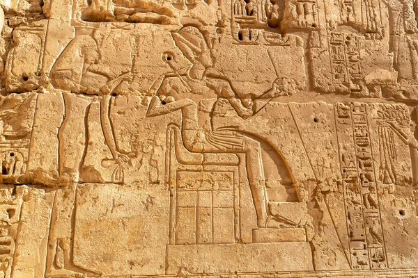 Medinet Habu Temple Luxor Valley King Egypt — Fotografia de Stock