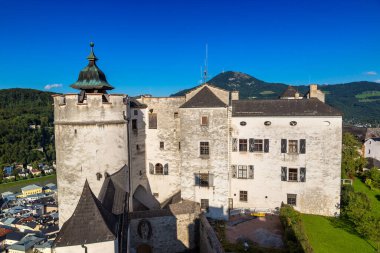 Salzburg kalede bir güzel yaz günü Hohensalzburg Avusturya