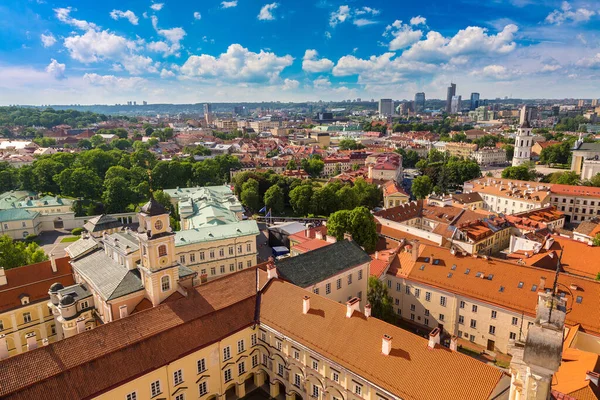 Vilnius Cityscape Belo Dia Verão Lituânia — Fotografia de Stock