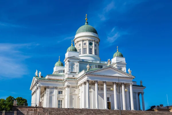 Helsinki Cathedral Beautiful Summer Day Finland — Stockfoto