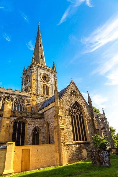 Церковь Святой Троицы Стратфорде Эйвоне Прекрасный Летний День Англия Великобритания — стоковое фото