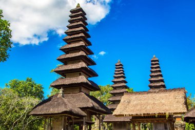 Taman Ayun Tapınağı Bali, Endonezya güneşli bir günde