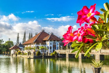 Karangasem Taman Ujung, Bali Su Sarayı, Endonezya güneşli bir günde