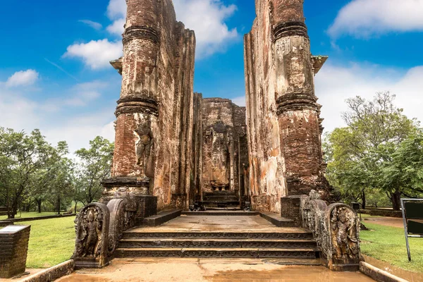 Templo Lankatilaka Alahana Pirivena Museu Arqueológico Polonnaruwa Sri Lanka — Fotografia de Stock