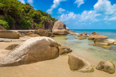 Koh Samui adasındaki Silver Beach, Tayland 'da bir yaz günü