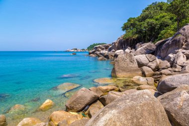 Güzel Ao Hin Wong Sahili Koh Tao Adası, Tayland
