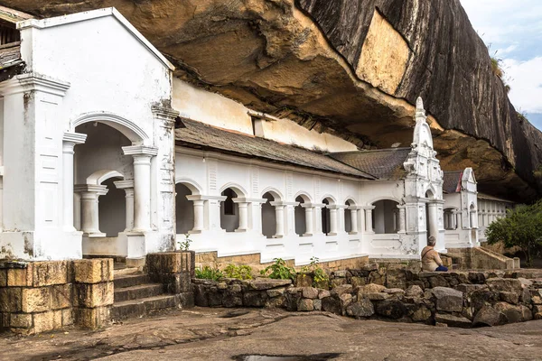 Ναός Της Σπηλιάς Ντάμπιουλα Στη Σρι Λάνκα — Φωτογραφία Αρχείου