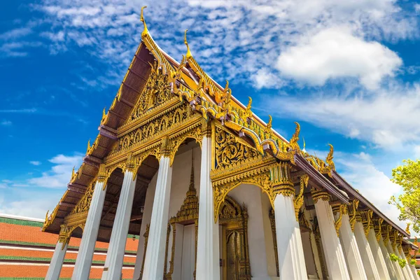 Grand Palace Wat Phra Kaew Templo Esmeralda Buda Banguecoque Dia — Fotografia de Stock