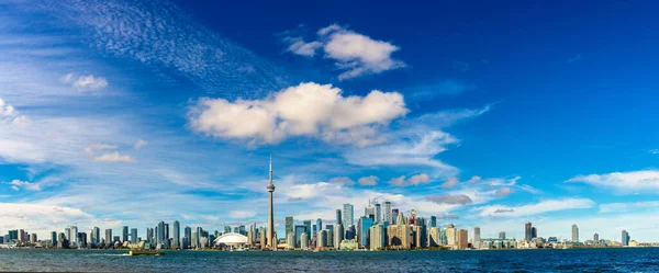 Panorama Van Toronto Stadsgezicht Een Zonnige Dag Ontario Canada — Stockfoto