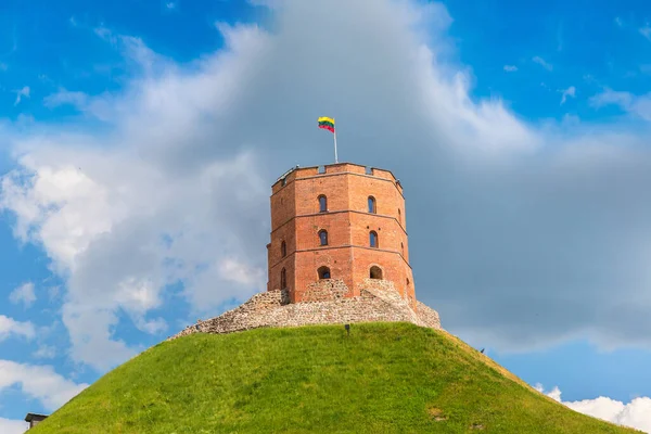 Gediminas Tower Vilnius Beautiful Summer Day Lithuania — Stock Photo, Image