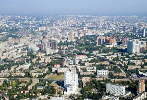 Kyiv city - aerial view. — Stock Photo, Image