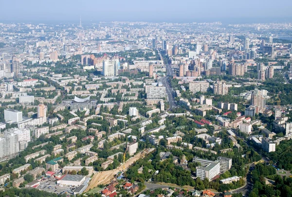 Kijow - widok z lotu ptaka. — Zdjęcie stockowe