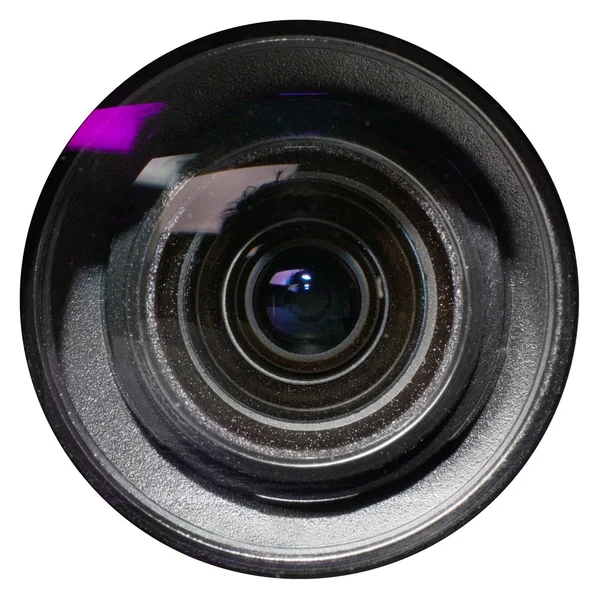 Lens on white background. — Stock Photo, Image