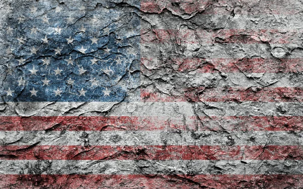 Grungy amerikanische Flagge Hintergrund. — Stockfoto