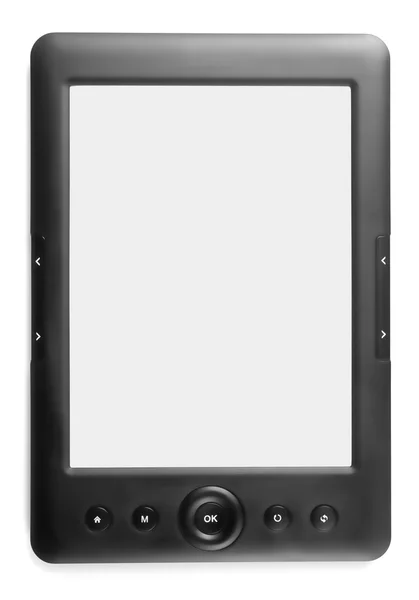 E-book reader isolated on white background. — Stock Photo, Image