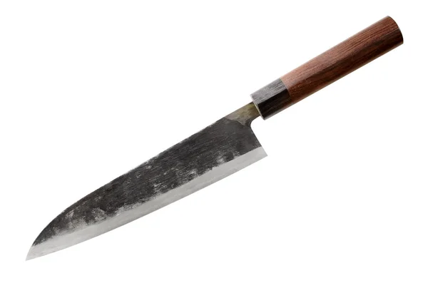 Tradycyjny japoński nóż na białym tle na białym tle (z cl — Zdjęcie stockowe