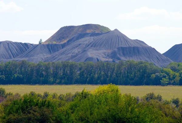 Pit hulladék halom (hulladék bank). — Stock Fotó