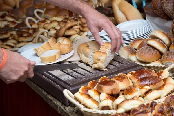 Kesme ekmek ekmek — Stok fotoğraf