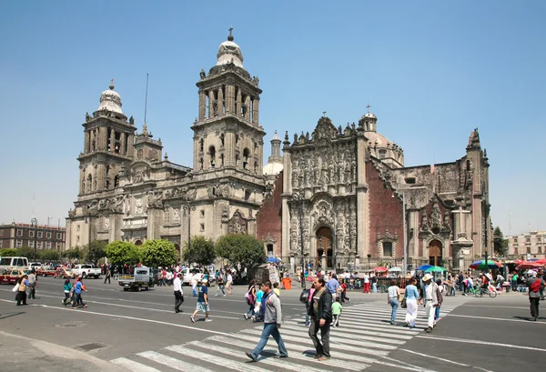 墨西哥市大都会大教堂的教堂 — 图库照片
