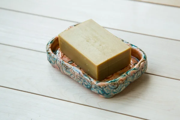 Soap in a soap-dish — Stock Photo, Image