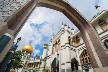 SINGAPORE - January 21, 2019 : Masjid Sultan mosque on North bridge road in Kampong Glam district, Singapore