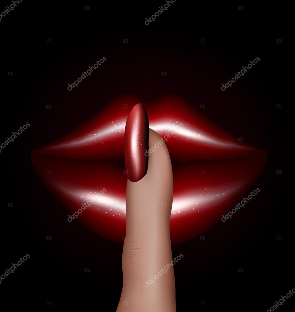 wallpapers Shhh Finger vektorgrafiken shhh vektorbilder shhh depositphotos