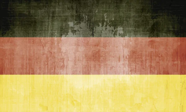 Tysklands flagga — Stock vektor
