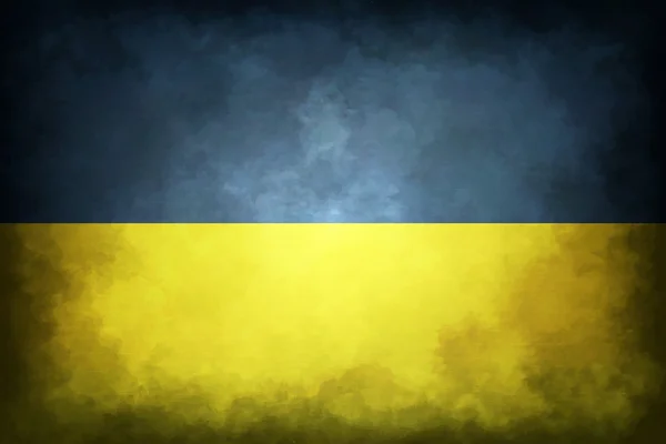 Flagga Ukraina — Stock vektor