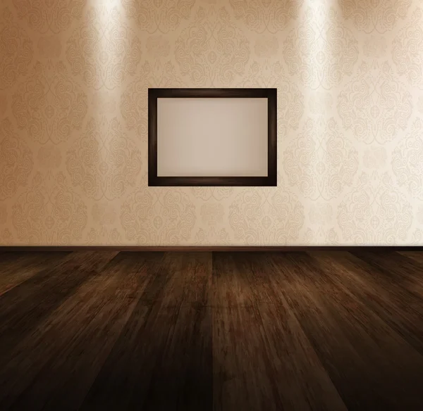 木製の床の部屋 — ストック写真