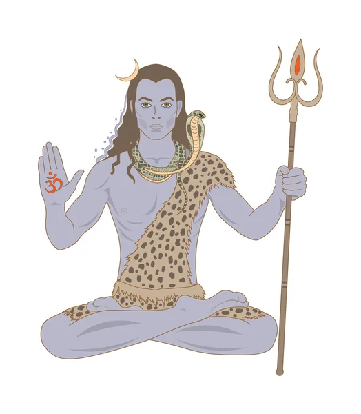 Señor Shiva — Archivo Imágenes Vectoriales