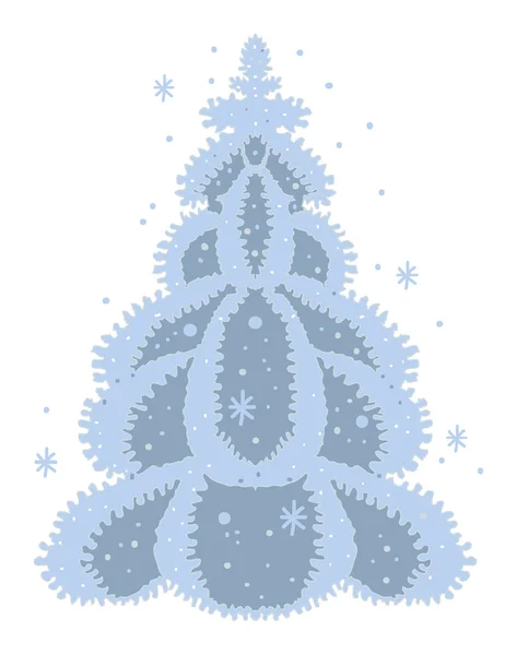 December tree — Stock Vector
