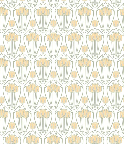 Tulipe jaune — Image vectorielle