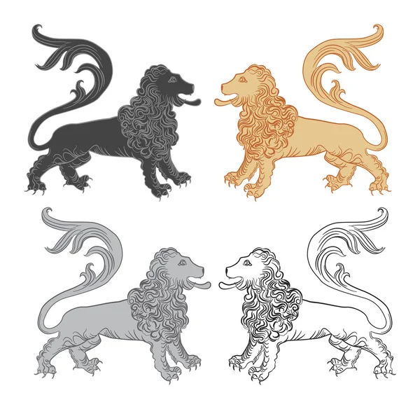 Lion — Image vectorielle